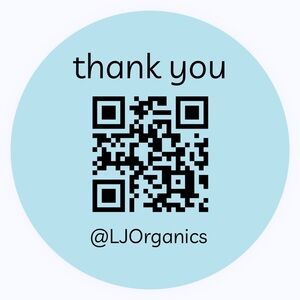 30 CUSTOM STICKERS - 2” ROUND - THANK YOU - W/ YOUR QR CODE & CLOSET NAME